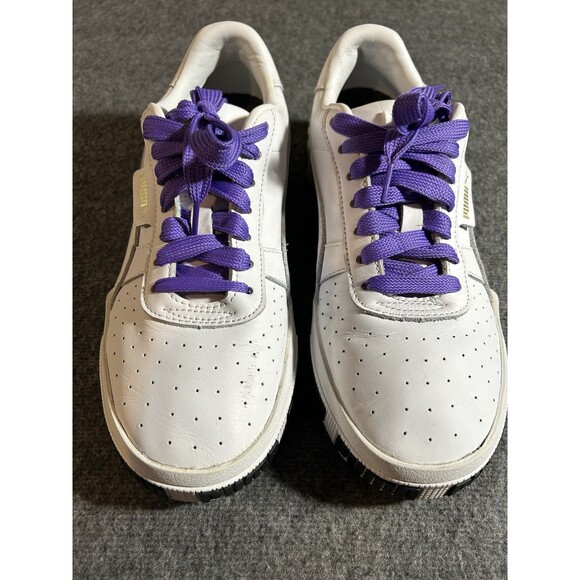 Puma Women’s Cali Bold 370811-01 White Casual Shoes Sneakers Size M9 (men’s 7.5) - Picture 4 of 13